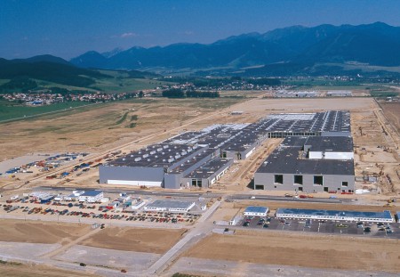 KIA MOTORS SLOVAKIA - výstavba